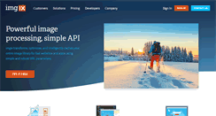 Desktop Screenshot of imgix.com